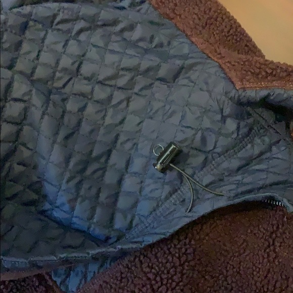 Red(dingy brown) (blue diamond accent) jacket - Picture 3 of 4